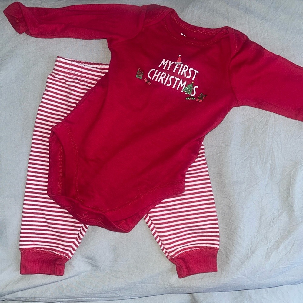 First Merry Christmas 2 Pc Set